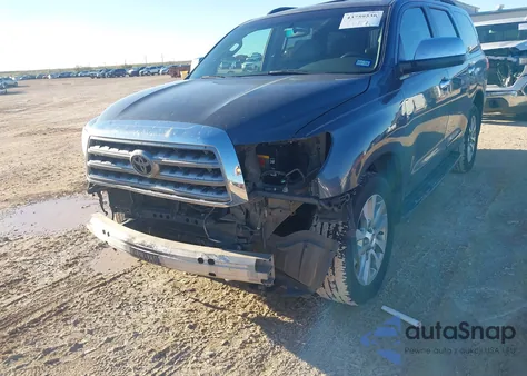 2008 Toyota Sequoia Limited 5.7L V8 z USA, uszkodzony, nr VIN 5TDBY68A58S000487